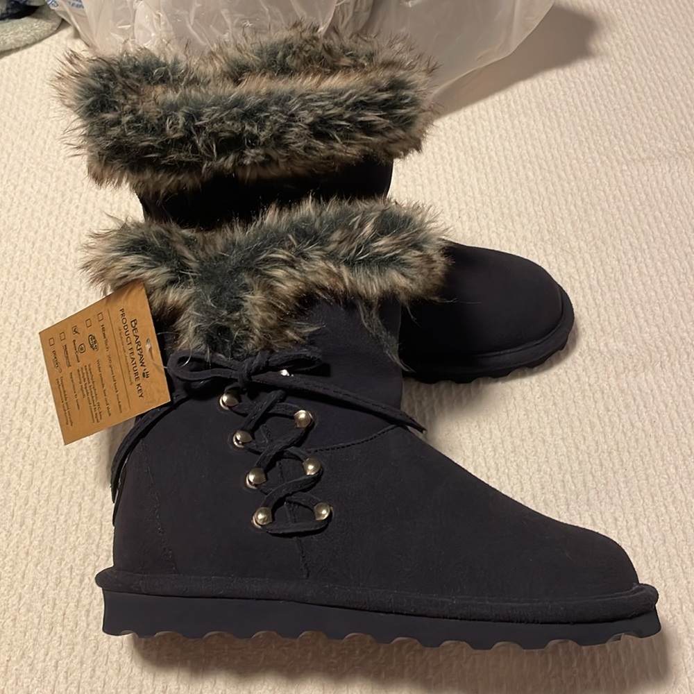 BearPaw Navy boot